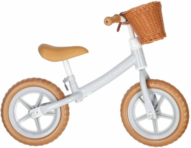 Børneløbecykel Trike Fix Balance med kurv, brun