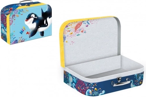 Skolepapirkuffert med spækhuggermotiv