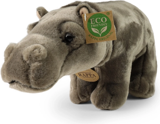 Rappa stående plysh-flodhest, 30 cm, Eco-Friendly