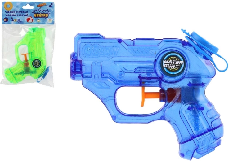 Gennemsigtig vandpistol til børn 11 cm - 1 stk.