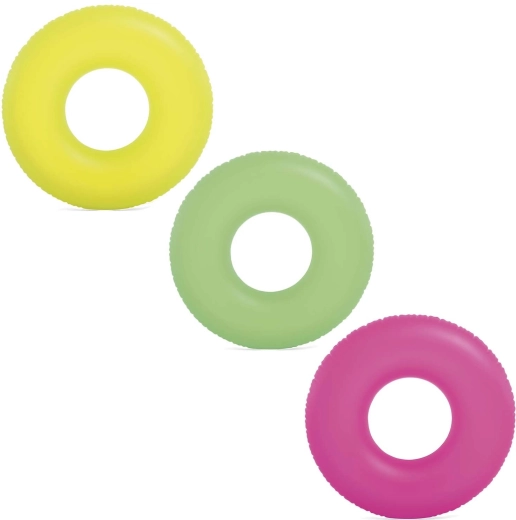 Oppustelig badering Neon 91 cm – pink INTEX