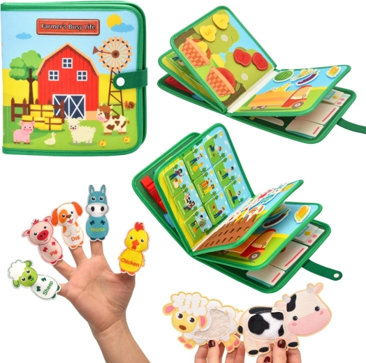 2Kids Toys sensorisk busybook – bondegård