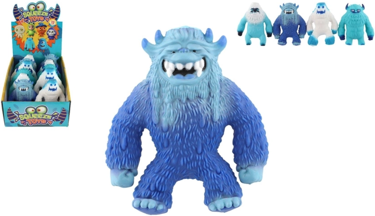 Antistress strækbar silikone‑monster fyldt med sand 13 cm