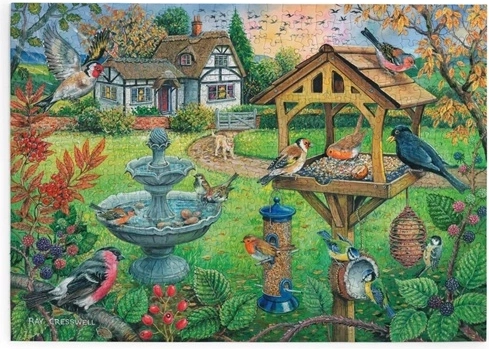 House of Puzzles Fuglefoderbræt – puslespil med 500 store brikker
