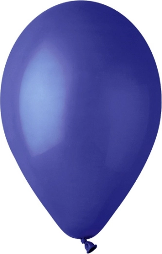 Pastelfarvede balloner 25 cm – mørkeblå