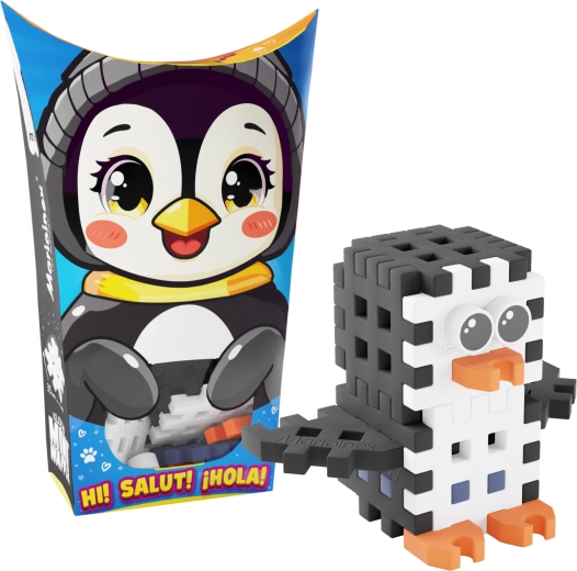 Byggesæt Mini Waffle Pocket Pets pingvin