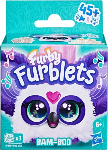 Hasbro Furby Furblet Bam-Boo interaktiv mini panda nøglering