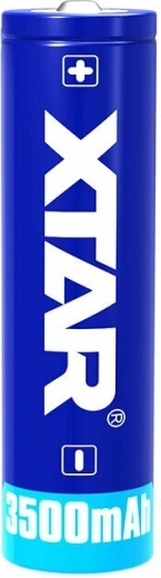 Xtar 18650 Li-ion akkumulator 3500 mAh med beskyttelse