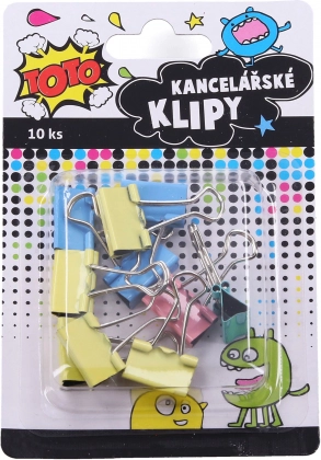 Kontorklemmer 19 mm, sæt med 10 stk.