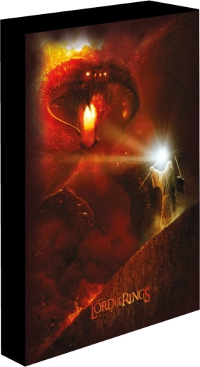 LED-lysende billede Ringenes Herre – Balrog 30 × 40 cm