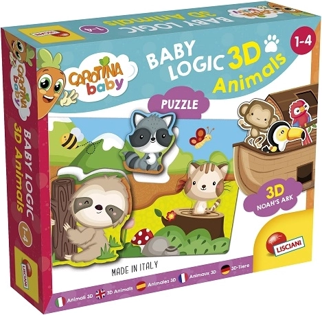 Lisciani Carotina Baby Logic 3D dyr
