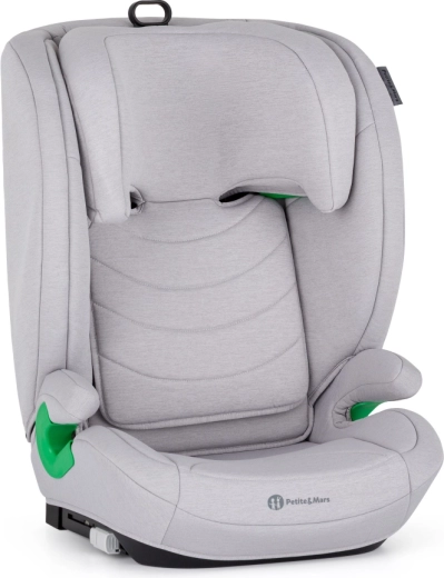 Petite&Mars autostol Astor Pro i-Size gentle grey 100–150 cm