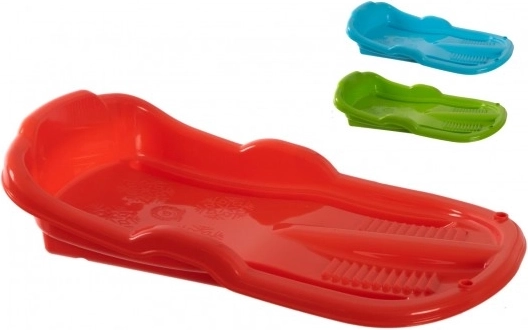 Plastkælke 63x36 cm, 3 farver
