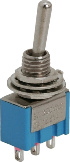 Vippekontakt ON-OFF-ON 3 A
