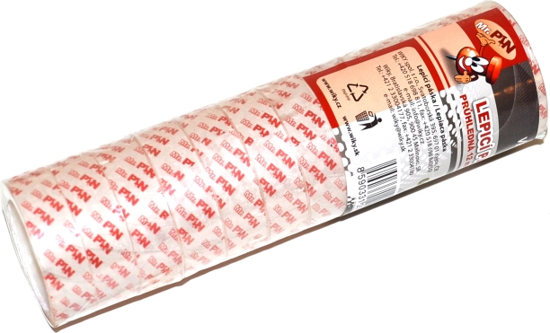 Gennemsigtig klæbebånd 12 mm x 10 m