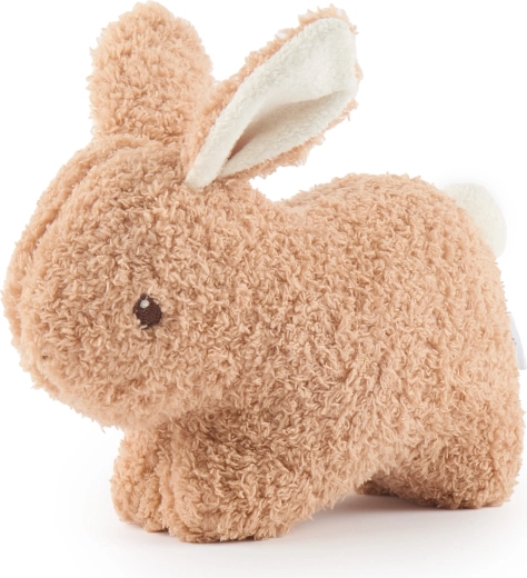 Bieco plysbamse-kanin med knitrende gulerod til babyer
