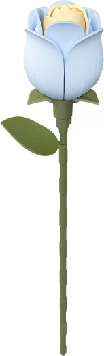 ROBOTIME ROKR 3D-puslespil blå rose – blomst uden lim, 37 dele