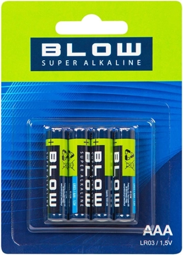 BLOW super alkaliske batterier AAA (LR3) 4 stk.