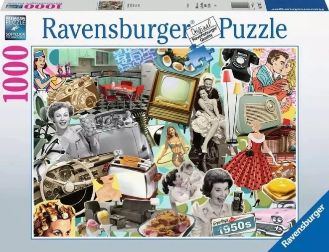 Puslespil 1000 brikker 50’erne Ravensburger