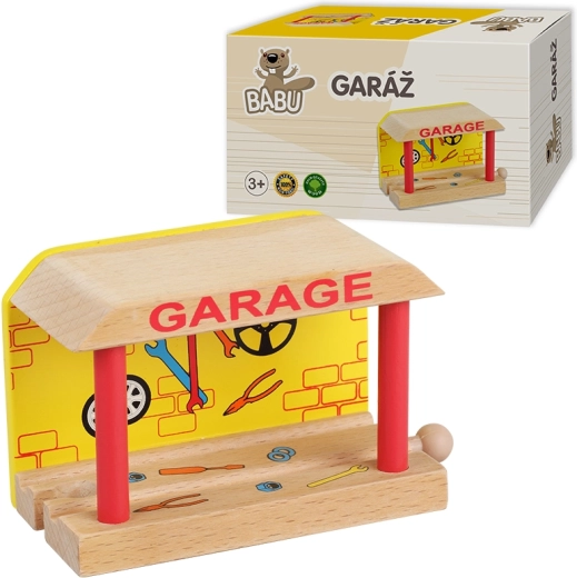 Babu trægarage til togbane