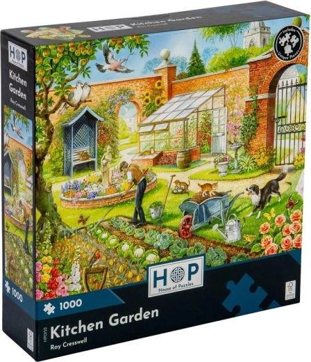 House of Puzzles Puslespil Havearbejde 1000 brikker