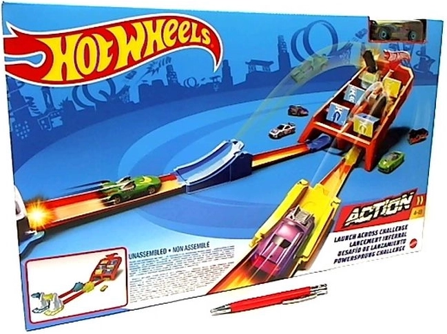 Hot Wheels spring til målet legesæt