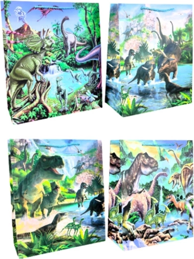 Gavepose med dinosaurmotiv