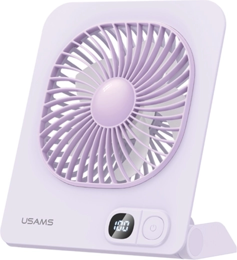USAMS magnetisk bordventilator lilla