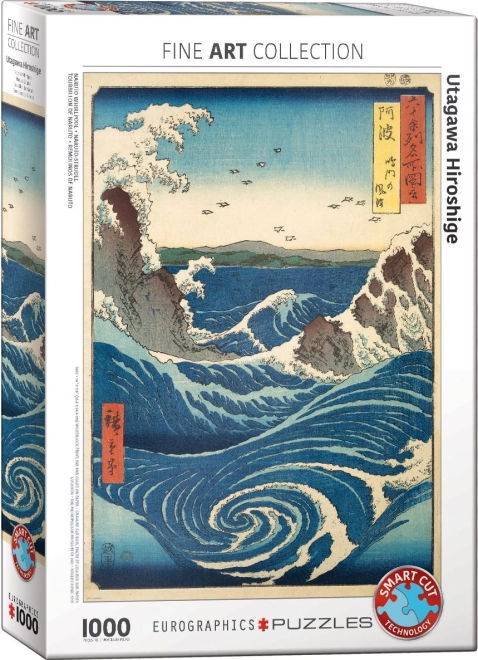 Eurographics Puslespil Utagawa Hiroshige: Naruto bølger 1000 brikker