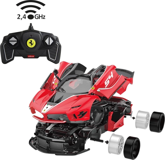 Jamara Ferrari FXX K Evo RC-byggesæt 1:18 rød 2,4 GHz - 1 stk.