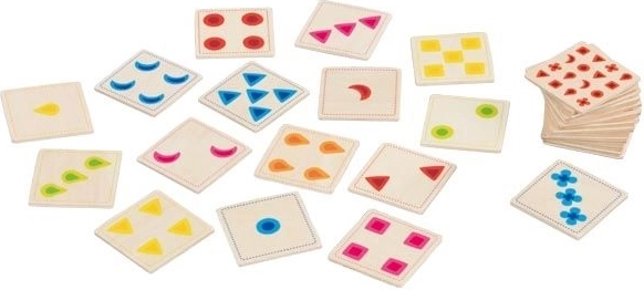 Actionspil farver og former GOKI