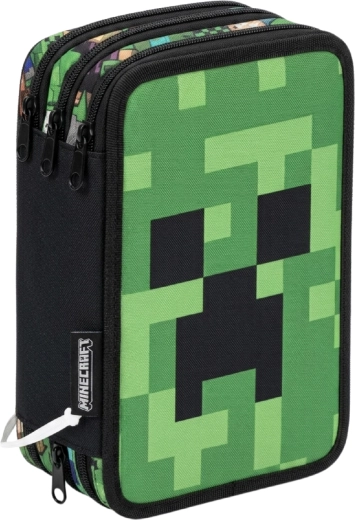 Tredelt penalhus med udstyr Minecraft Creeper