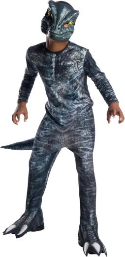 Kostume Velociraptor Jurassic World (8–10 år)