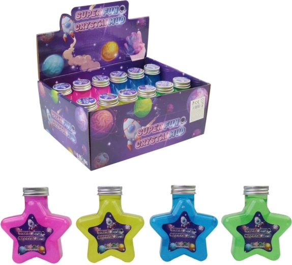 Kreativ modellervoks Stjerne 11 cm – sæt 12 stk