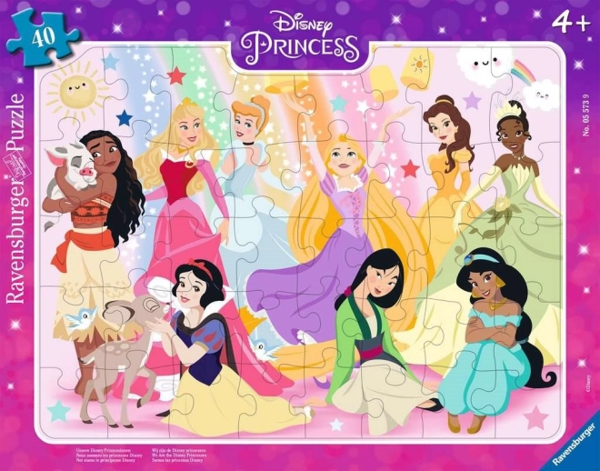 Puslespil Disney Prinsesser 40 stykker