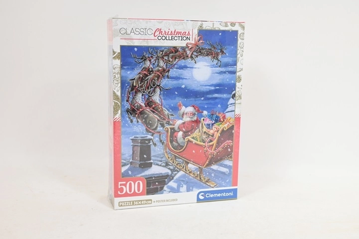 Clementoni julepuslespil Midnight Sleigh Ride 500 brikker