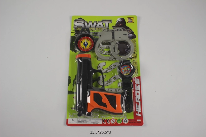 Politisæt med Pistoler og Tilbehør