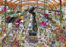 Heye puslespil jernbanestation 2000 brikker