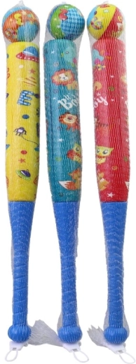 Plastisk baseballbat 39 cm til børn