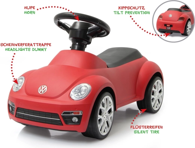 Jamara gåbil VW Beetle rød