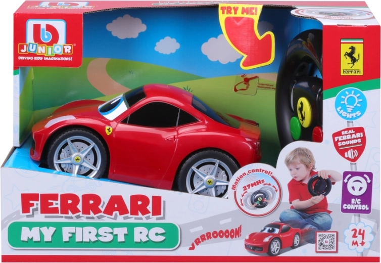 BB Junior Ferrari 458 Italia med lys og lyde