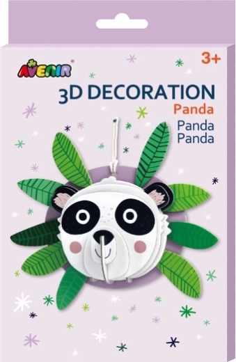 3D panda-dekoration