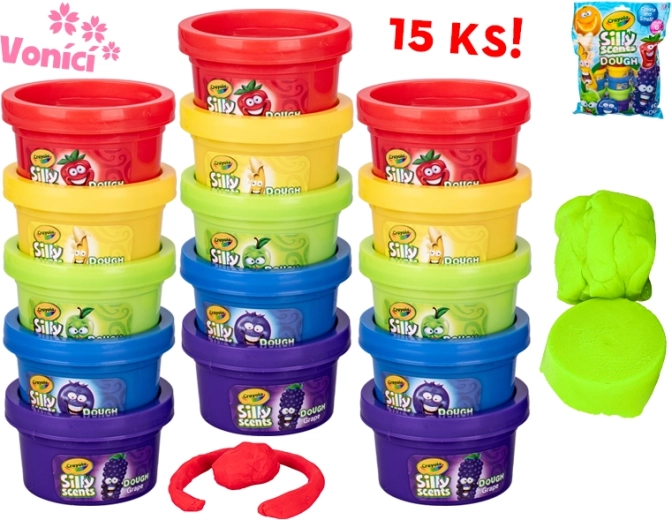 Crayola formmasse med frugtagtig duft – sæt med 15 bægre
