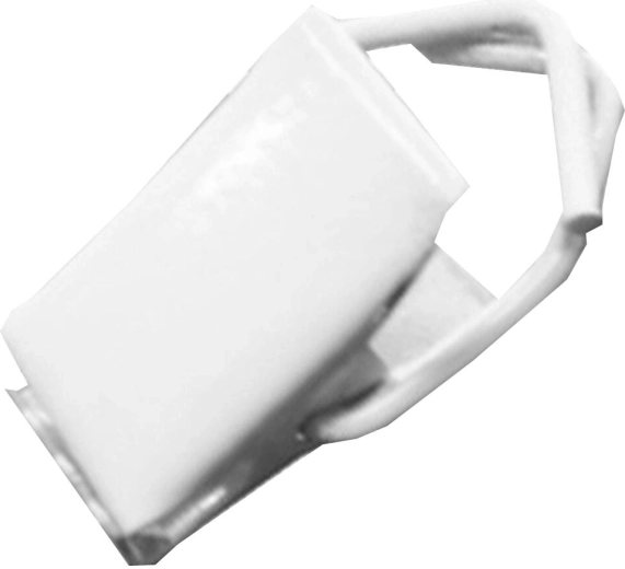 Metal klemme til gardiner, hvid (25 stk)