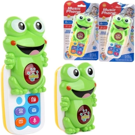 Musiktelefon frø - 1 stk.