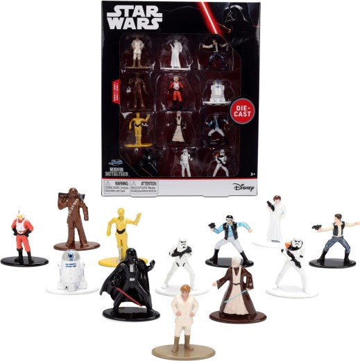 Sæt med 12 metalfigurer STAR WARS Metalfigs – serie 1