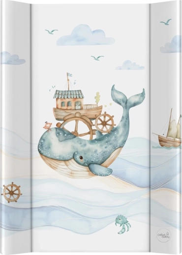 Ceba Baby puslepude 2-kantet med fast plade 50×70 Ultra Light Ocean Adventure