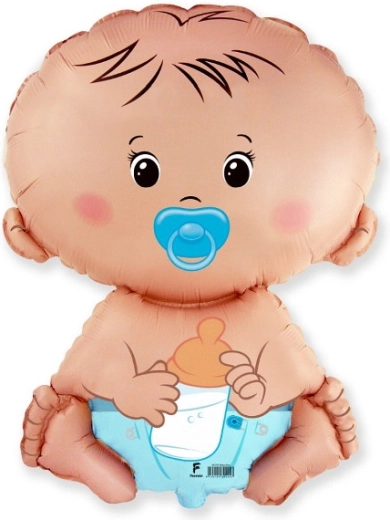 Folieballon baby dreng