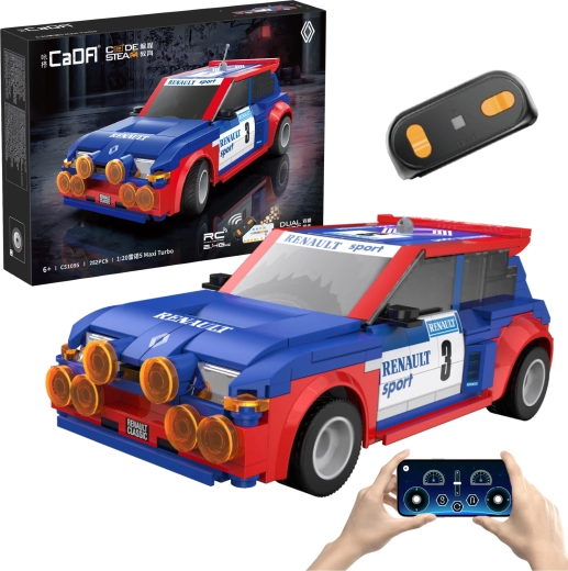 Byggesæt CaDA RC bil RENAULT 5 Maxi Turbo 1:20 (282 klodser)