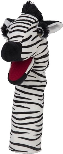 Nature Planet plys hånddukke zebra
